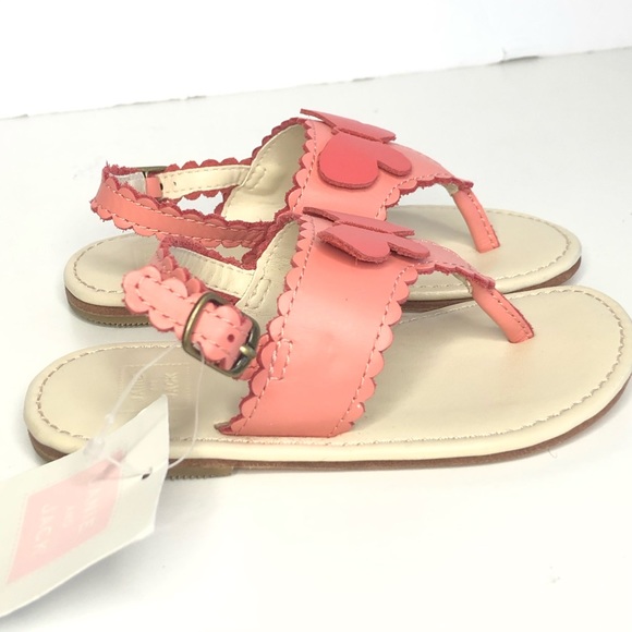 Janie and Jack Butterfly Garden Leather Sandals - Picture 4 of 7